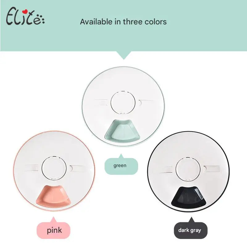 6-Meal Smart Pet Feeder – Automatic Timed Feeding Bowl