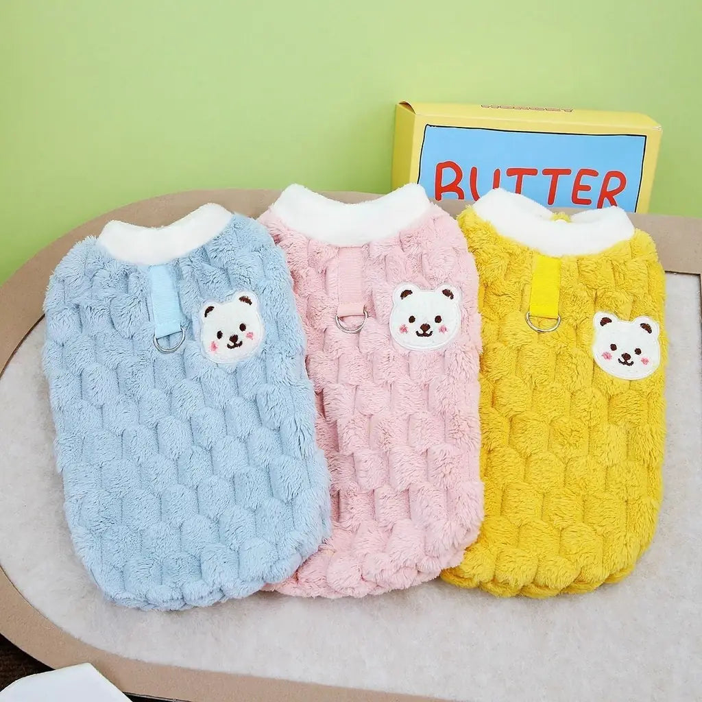 SnugFit Fleece Pet Vest - Cozy Winter Warmth