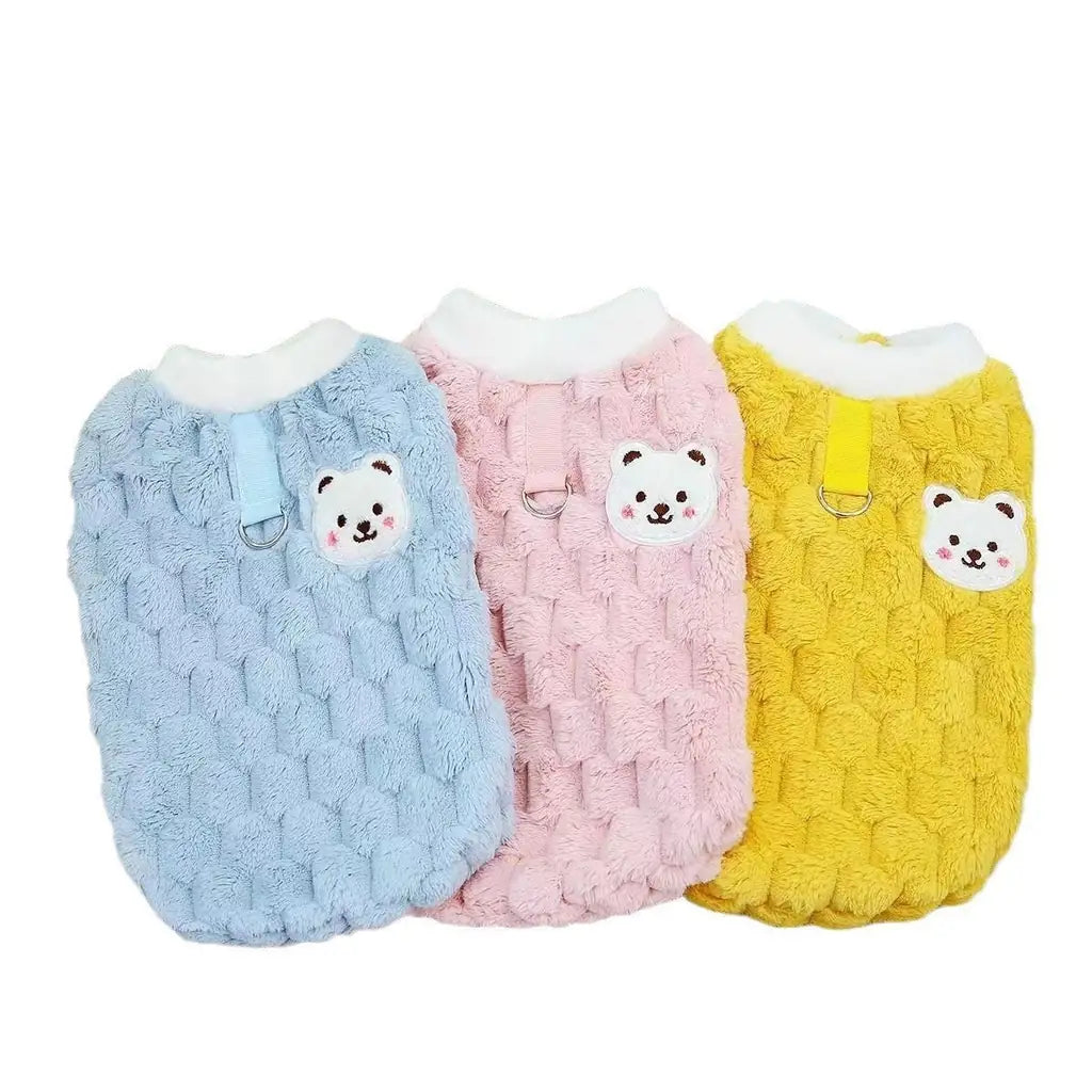 SnugFit Fleece Pet Vest - Cozy Winter Warmth