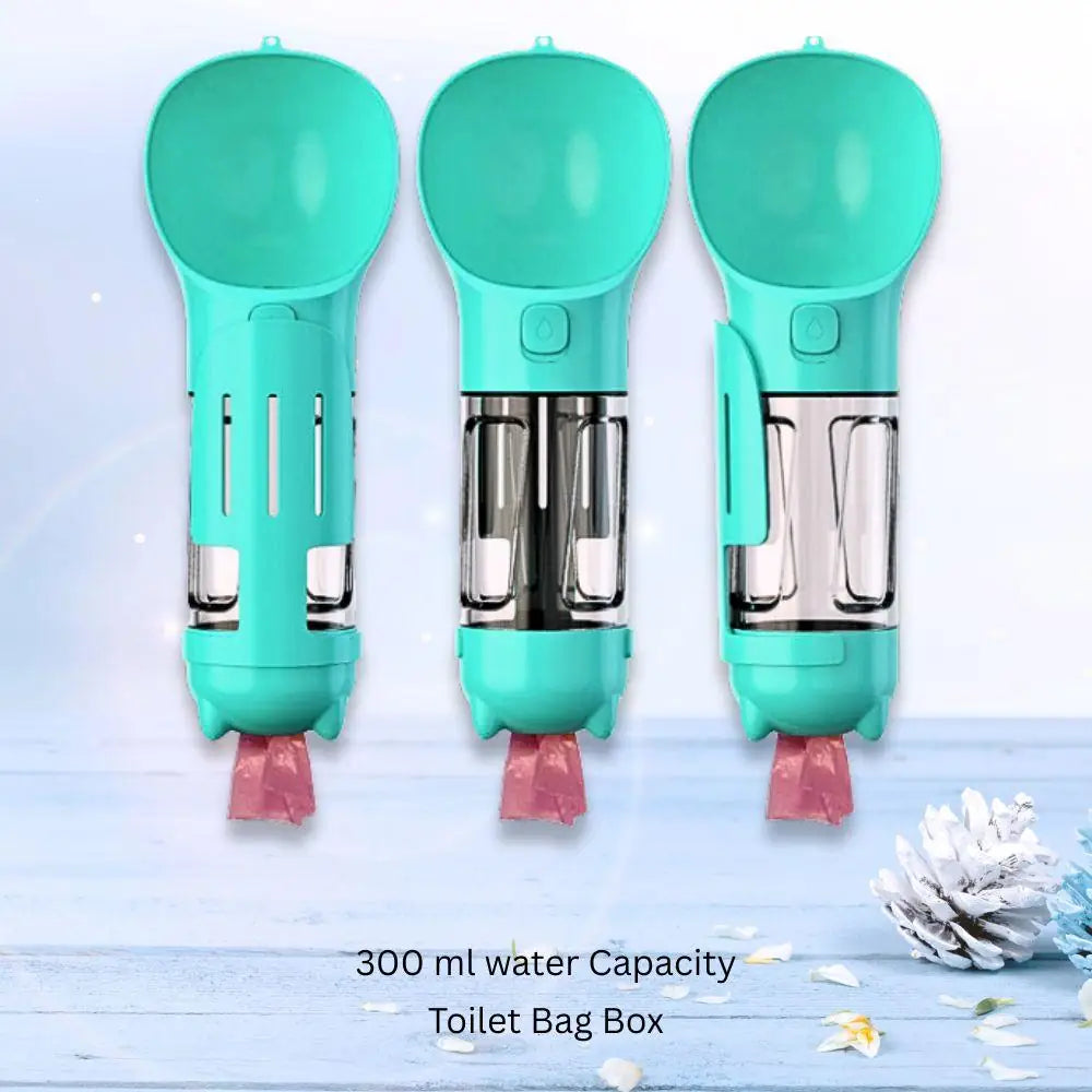 Portable Pet Water Bottle – 2-in-1 Water & Food Cup for Dogs