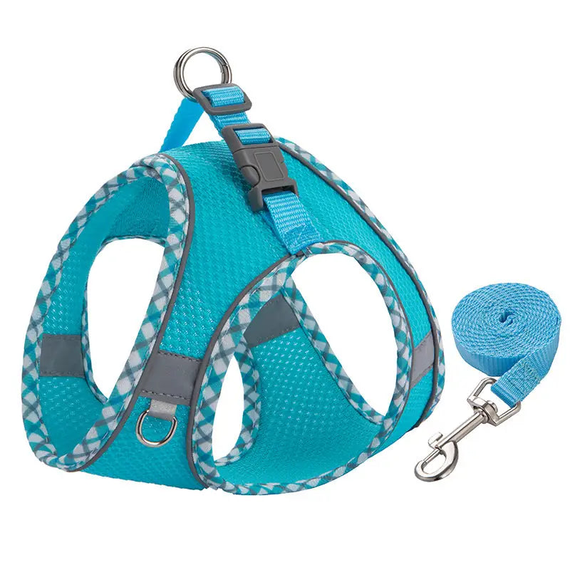 Adventure-Flow Reflective Harness & Leash Set