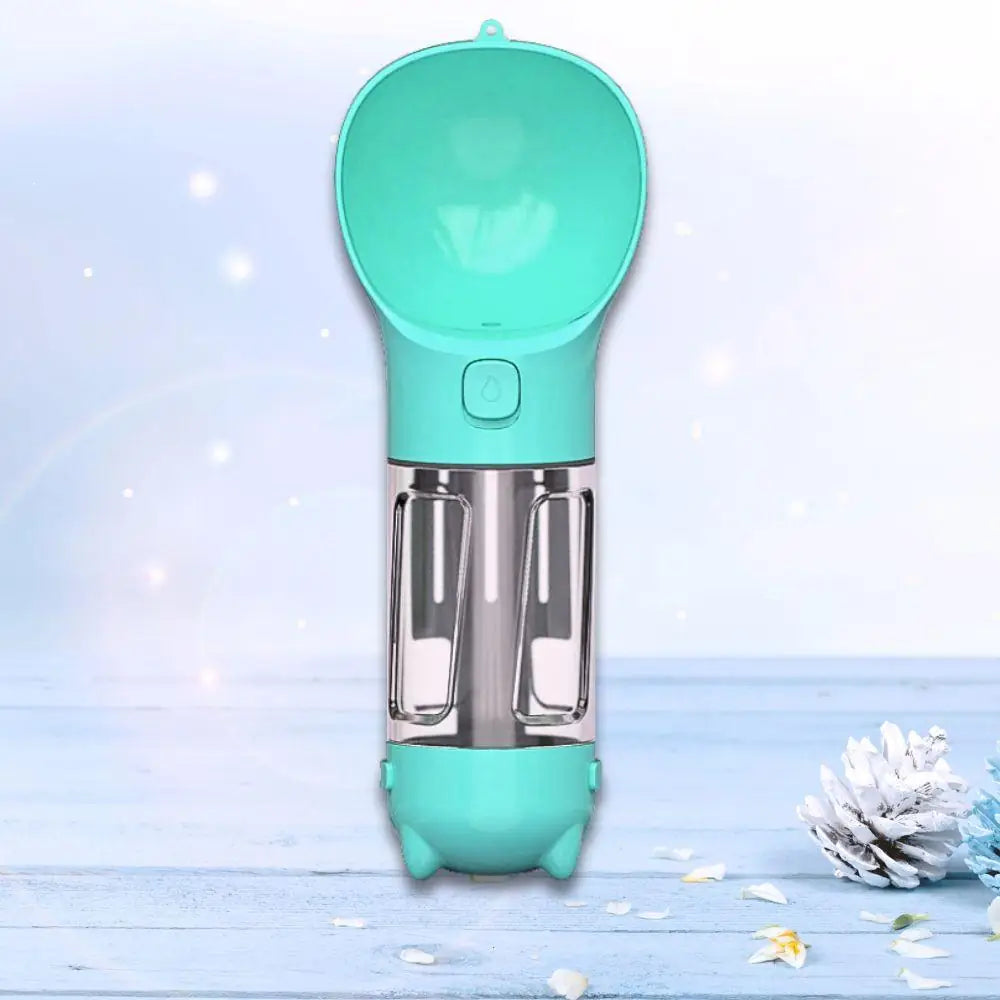 Portable Pet Water Bottle – 2-in-1 Water & Food Cup for Dogs