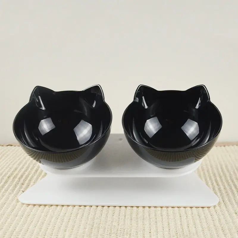 DuoDine Elevated Pet Feeder - Double Non-Slip Bowl Stand