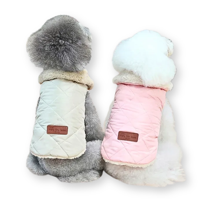 Cotton Dog Jacket for Small Breeds – Cozy Teddy & Pomeranian Outfit