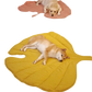 Leaf Pet Sleeping Mat – Washable, Soft & Stylish All-Season Bed