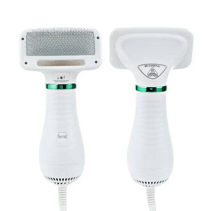 Electric Pet Hair Dryer Comb – Quiet Grooming Brush for Cats & Dogs