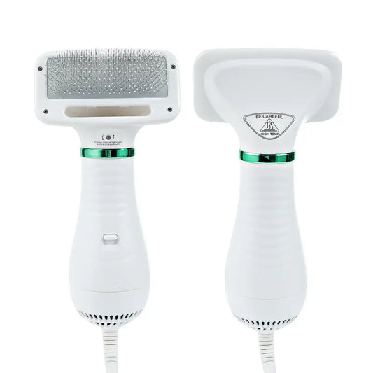 Electric Pet Hair Dryer Comb – Quiet Grooming Brush for Cats & Dogs
