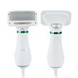 Electric Pet Hair Dryer Comb – Quiet Grooming Brush for Cats & Dogs