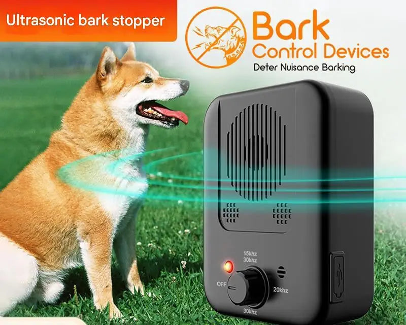 Ultrasonic Dog Training Device – Anti-Bark & Bark Control Tool