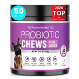 Probiotics for Dogs – Digestive Health, Gut Support & Immune Boost | Chicken Flavor 50ct | TTLXBL