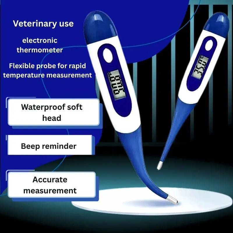 Farm Animal Electronic Thermometer – Rapid, Accurate Rectal Temperature Measurement
