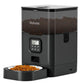 VOLUAS Automatic Cat Dog Feeder – Timed Dispenser, 4 Meals, Portion Control, Voice Recorder