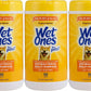 Wet Ones Antibacterial Dog Wipes with Aloe Vera, Tropical Splash Scent, 50 Count & 3-Pack | PawVortex