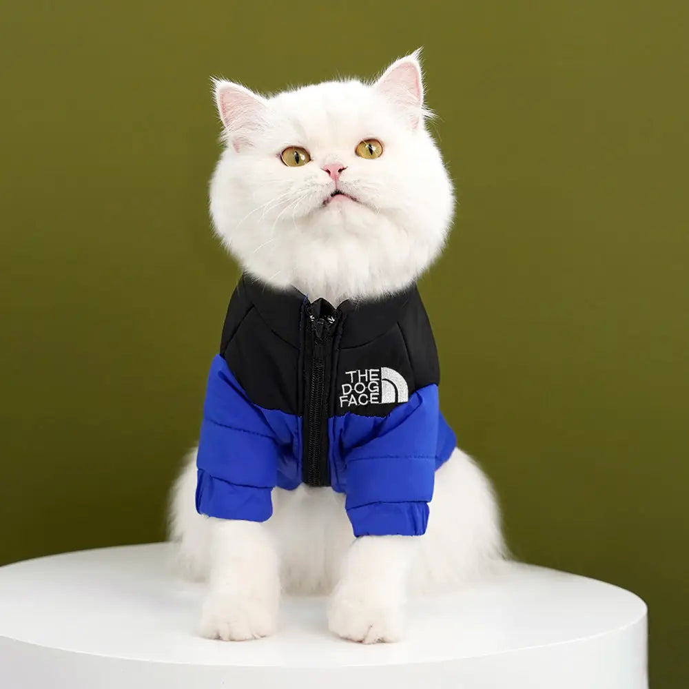 Cozy Cuddler Cat Jacket - Plush Winter Vest