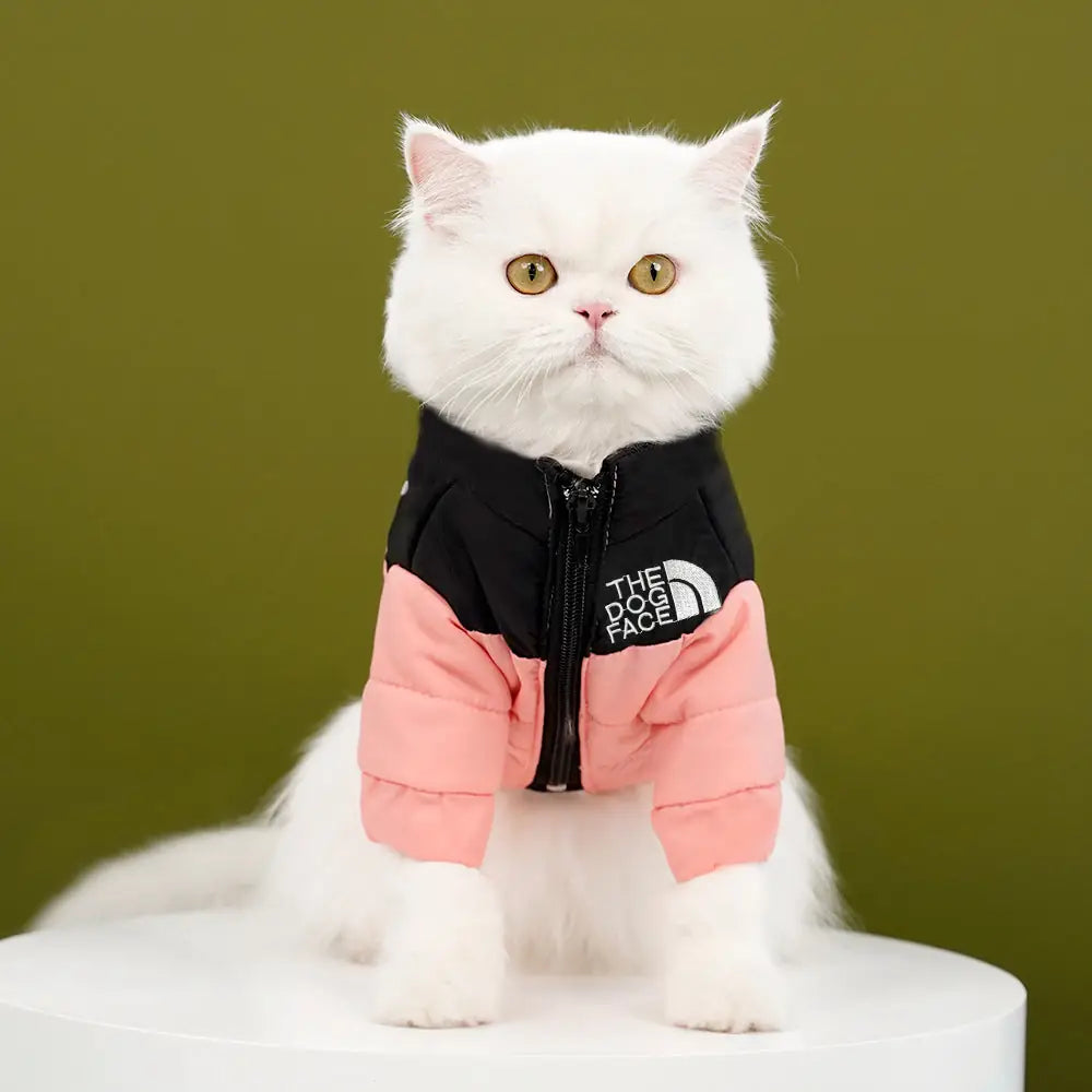 Cozy Cuddler Cat Jacket - Plush Winter Vest