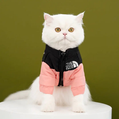 Cozy Cuddler Cat Jacket - Plush Winter Vest