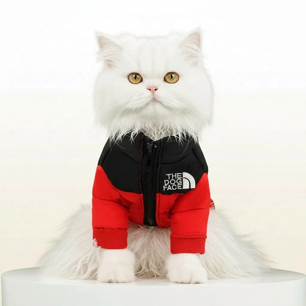 Cozy Cuddler Cat Jacket - Plush Winter Vest