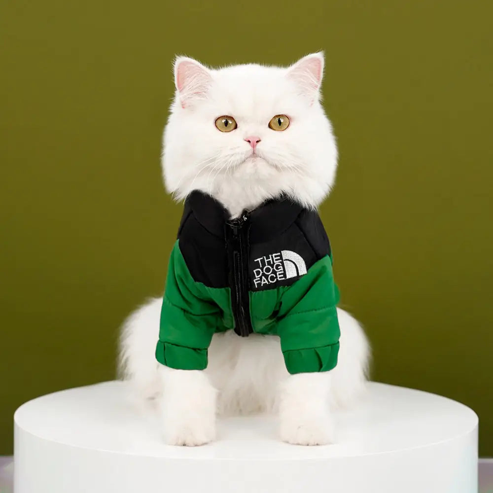 Cozy Cuddler Cat Jacket - Plush Winter Vest