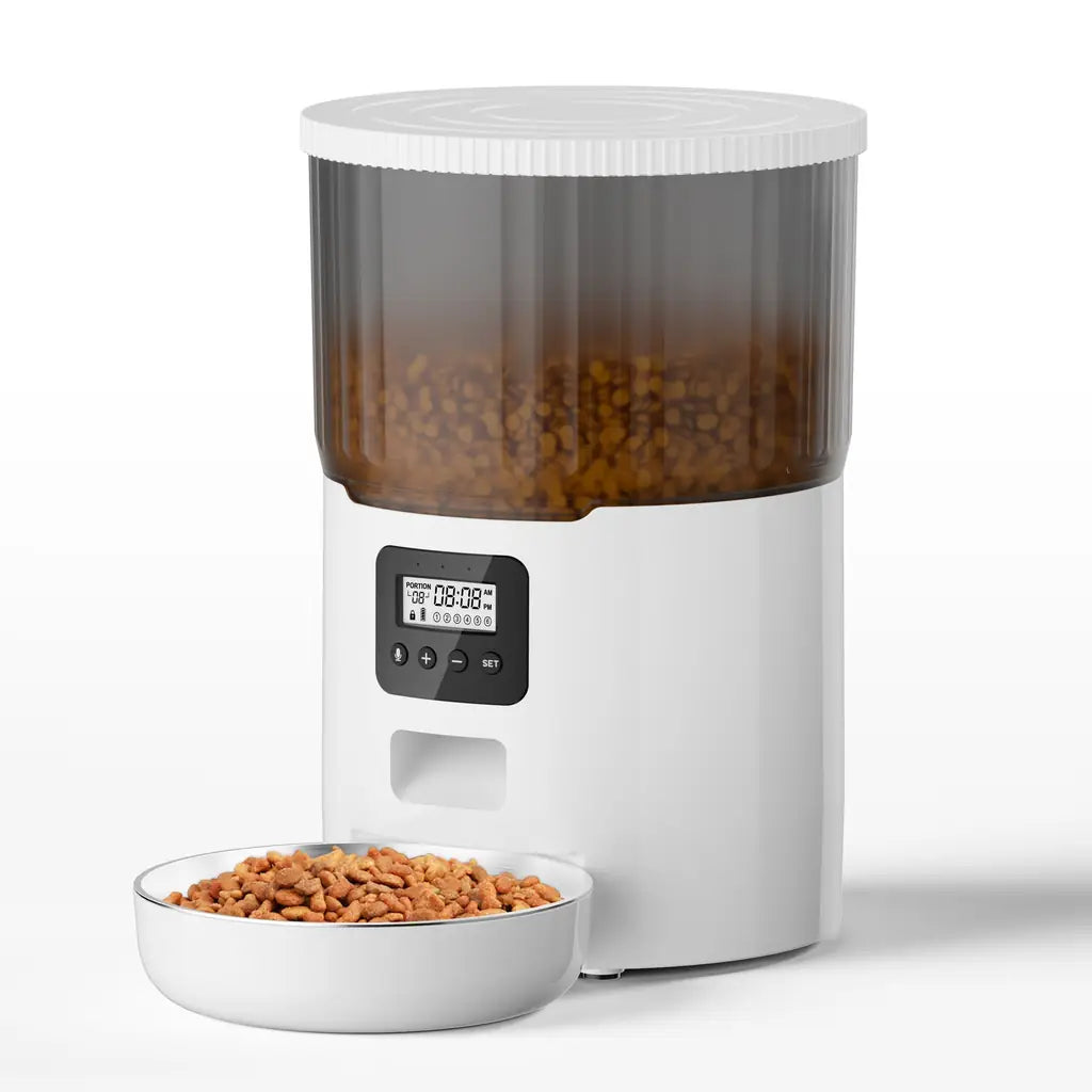 Double Meal Smart Pet Feeder – Programmable & Automatic Feeding for Cats & Dogs