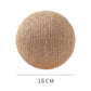 Wooden Sisal Cat Scratcher Ball – Scratch-Resistant Post
