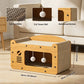 TV Shape Cat Scratcher House with Sisal & Teaser Balls – Cats Up to 20 lbs