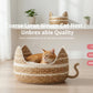 Woven Comfort Nest - All-Season Rattan Pet Bed