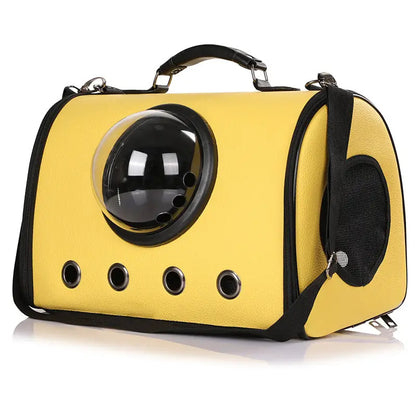 Breathable Pet Carrier Bag – Foldable Space Capsule for Dogs & Cats