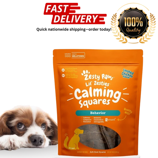 Calming Soft Chews for Dogs – Zesty Paws Lil Zesties Smoked Chicken