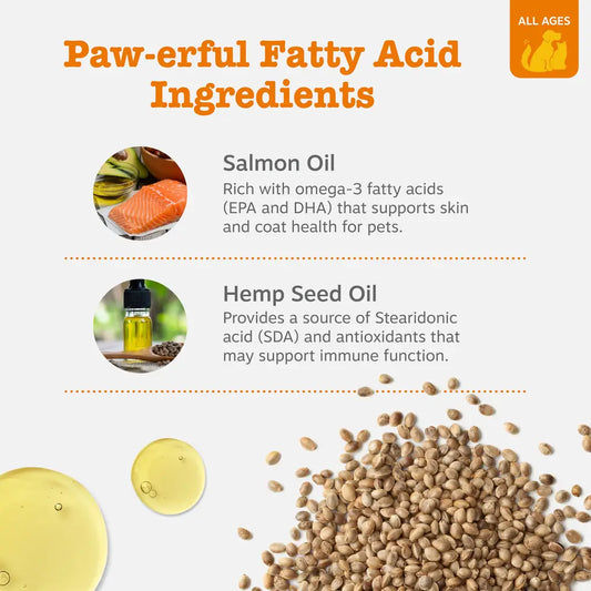 Salmon Oil for Dogs & Cats — Zesty Paws Wild Alaskan Omega-3 Blend